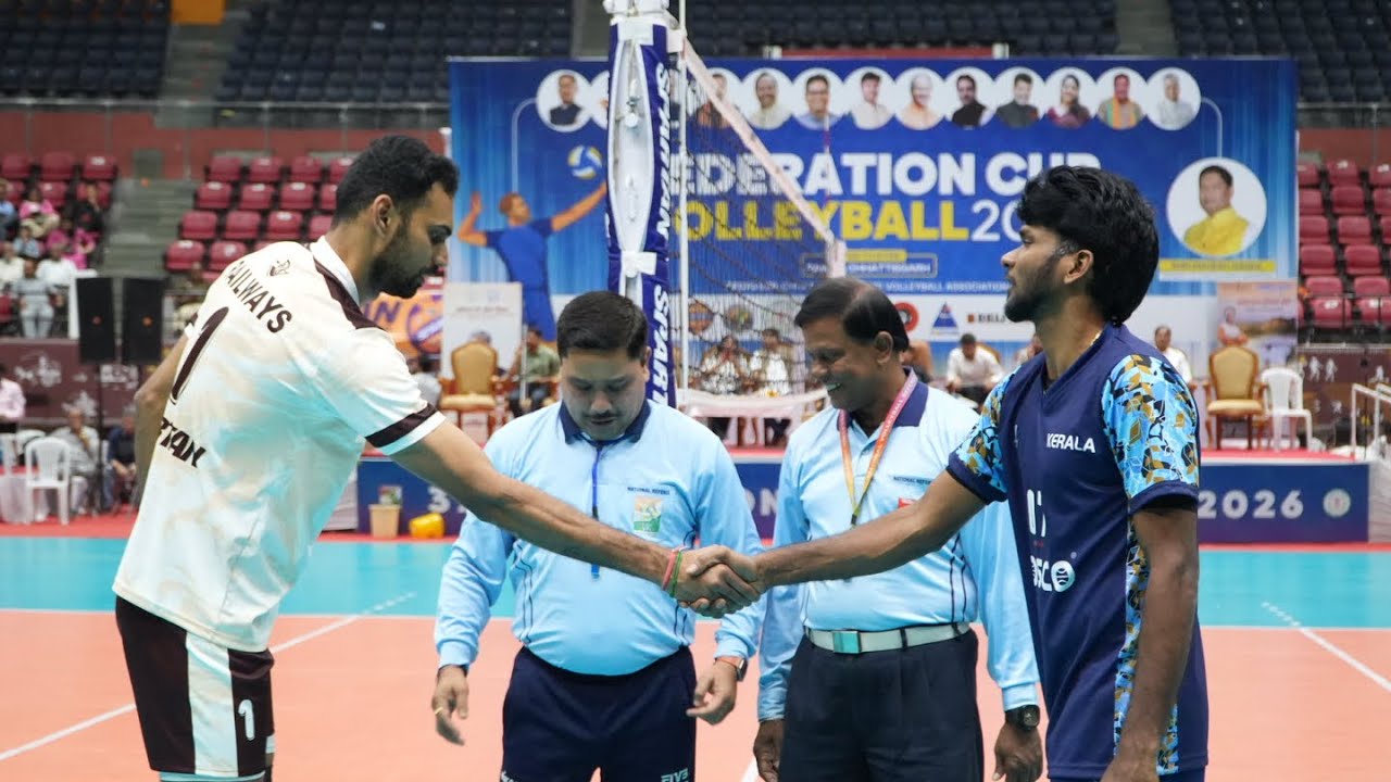 Semifinal’s 🔥Kerala Vs Indian Railways | Set - 1 | Federation Cup Volleyball Championship 2026  