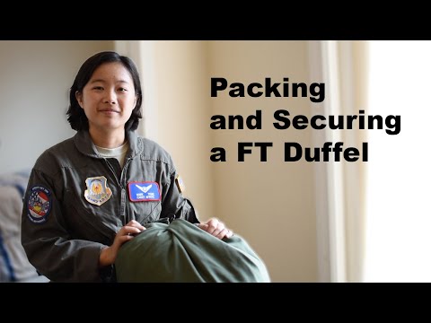 Video: Army duffel bag complete. How to tie an army duffel bag?