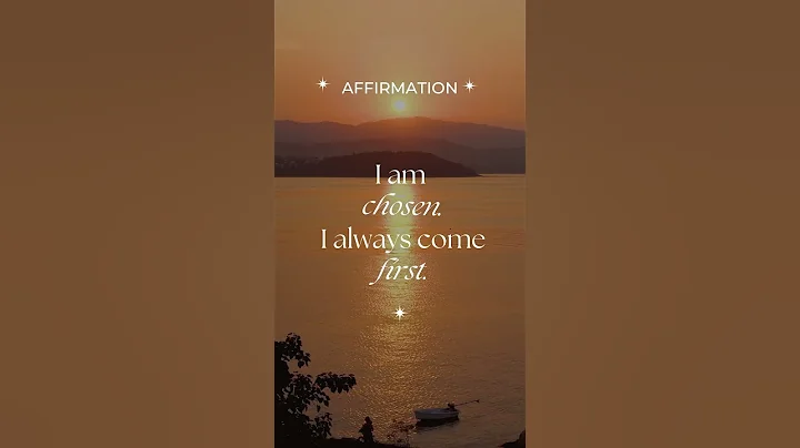 Affirmation: I Am Chosen