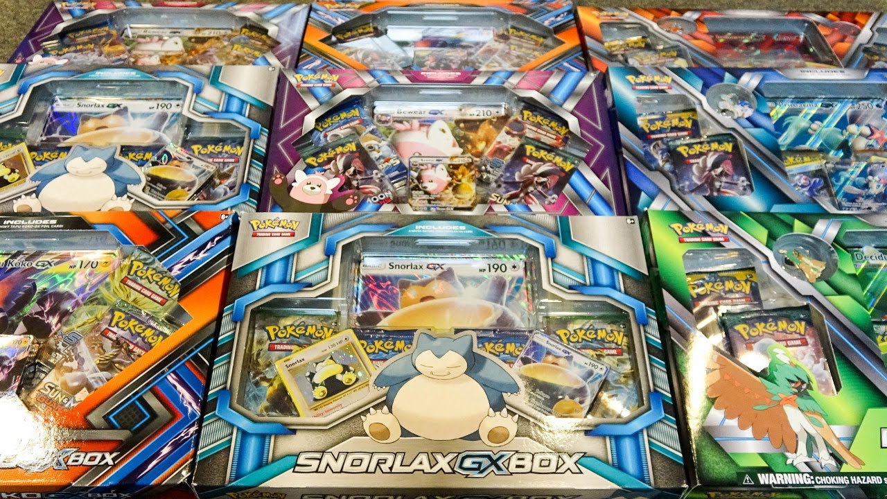 Pokemon Opening 10 Gx Collection Boxes Gx Pokemon Cards