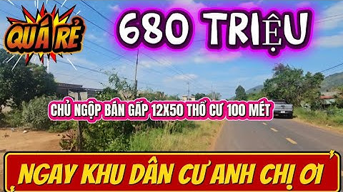 Cần tiền bán gấp lô đất giá rẻ 12x52 thổ cư 100 mét mặt tiền đường to vật vã tại xã iako t Gia Lai 