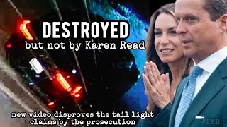 PROOF: KAREN DID NOT DESTROY HER TAIL LIGHT | new video footage from a Free Karen Read supporter