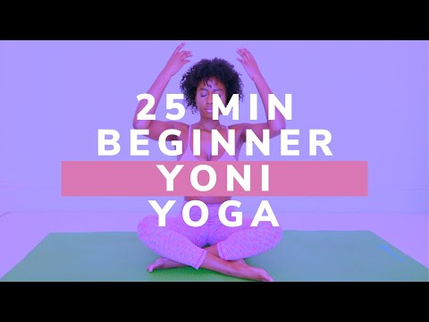 25 Min Beginner Yoni Yoga | Easy, Healing & Gentle | Julie Yoni Yoga