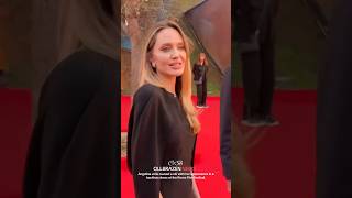 Angelina Jolie Caused A Stir With Her Appearance In A Backless Dress At The Rome Film Festival.