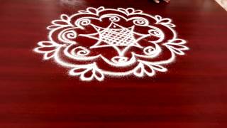 rangoli kolam simple puja