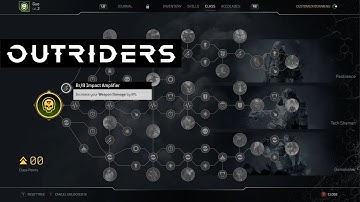Outriders Technomancer Class Tree