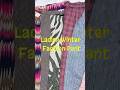 Ladies Winter Fashion Pant