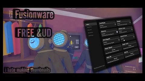 Fusionware: The ultimate free & undetected cheat for content, including INF-money and more!