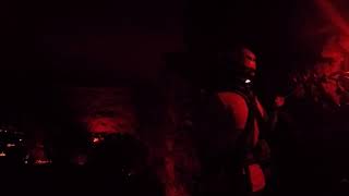 Angie doing the "zipline to hell" at Louisville Mega Caverns (April 29th, 2018)
