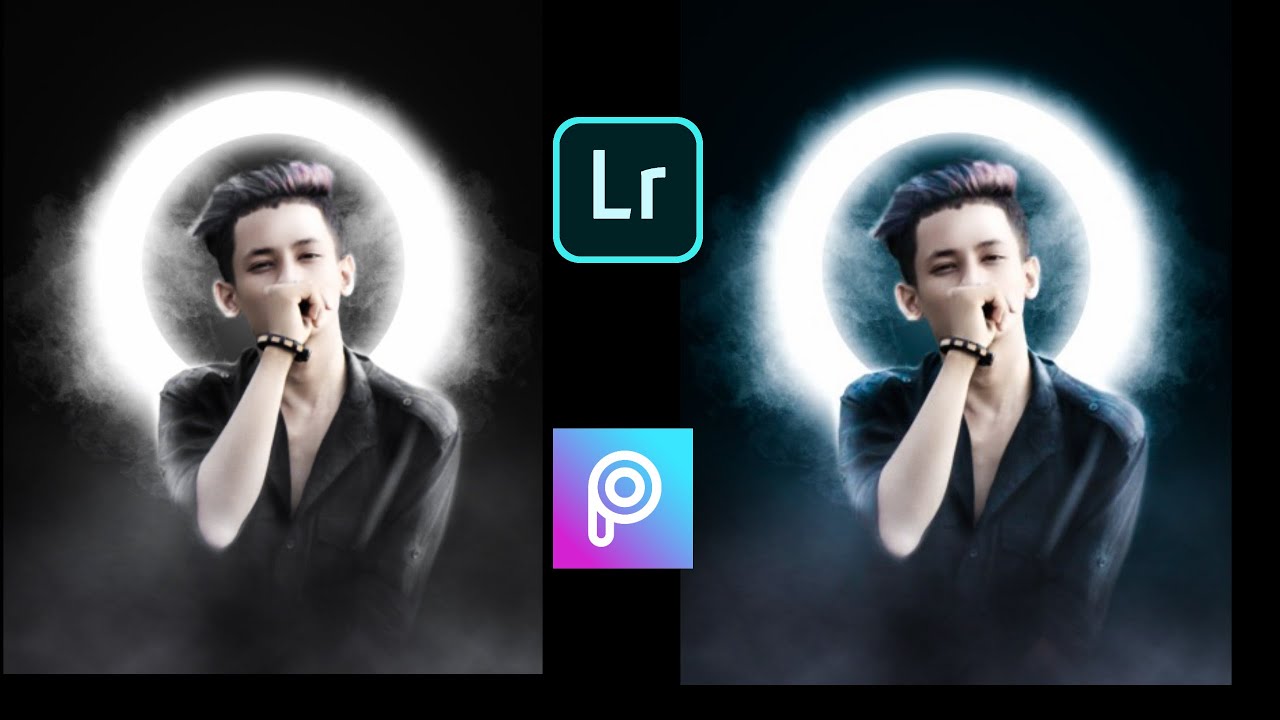 2020 new Ring Light Photo Editing Concept / PicsArt /Lightroom Mobile