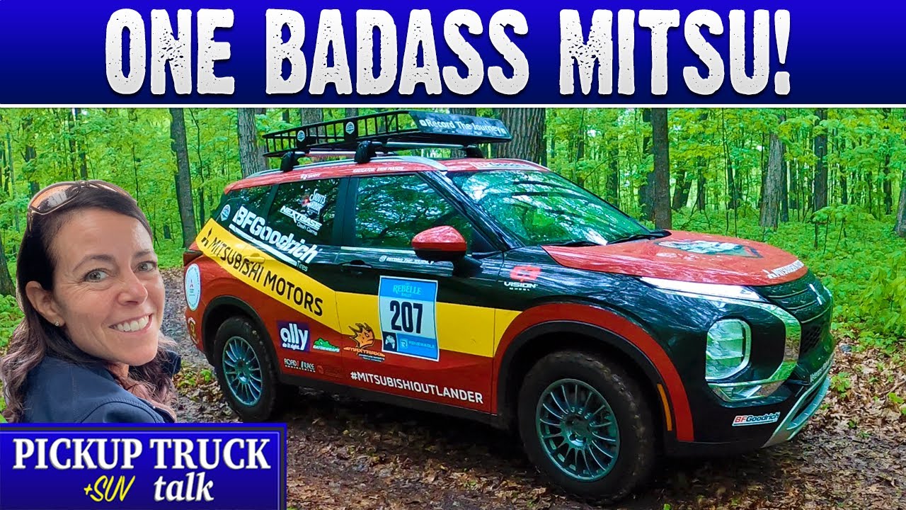 Driving the Rebelle Rally Mitsubishi Outlander! - YouTube