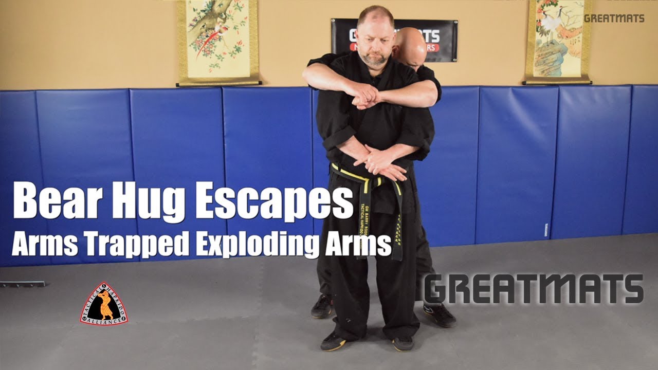 Trapped Arms Bear Hug Escape Tactical Hapkido Self Defense Training
