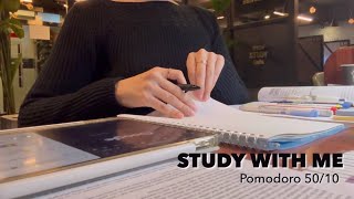 🧡4-HOUR Study With Me 📑 No music, Real sounds, note taking, ASMR 🎧