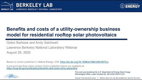 Benefits and costs of a utility-ownership business model for residential rooftop solar PV systems
