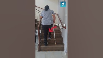 how to use crutches on stairs