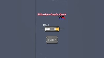 PC817 Opto-Coupler Internal Circuit Working #optocoupler #pc817 #3danimation #diyelectronics