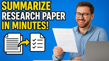 How to Summarize a Research Paper in Minutes 📚 | Step-by-Step Guide ✨