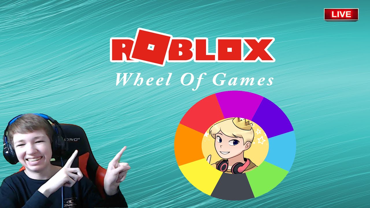 Mr. King Awesome Live Stream! Wheel of Roblox Games! Like and Subscribe