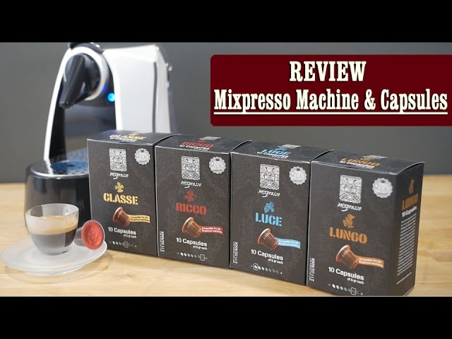 Mixpresso Espresso Machine for Respresso Compatible Capsule, Single Se –  Delizioso Gourmet