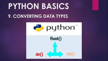 Python Basics: 9. Converting Data Types