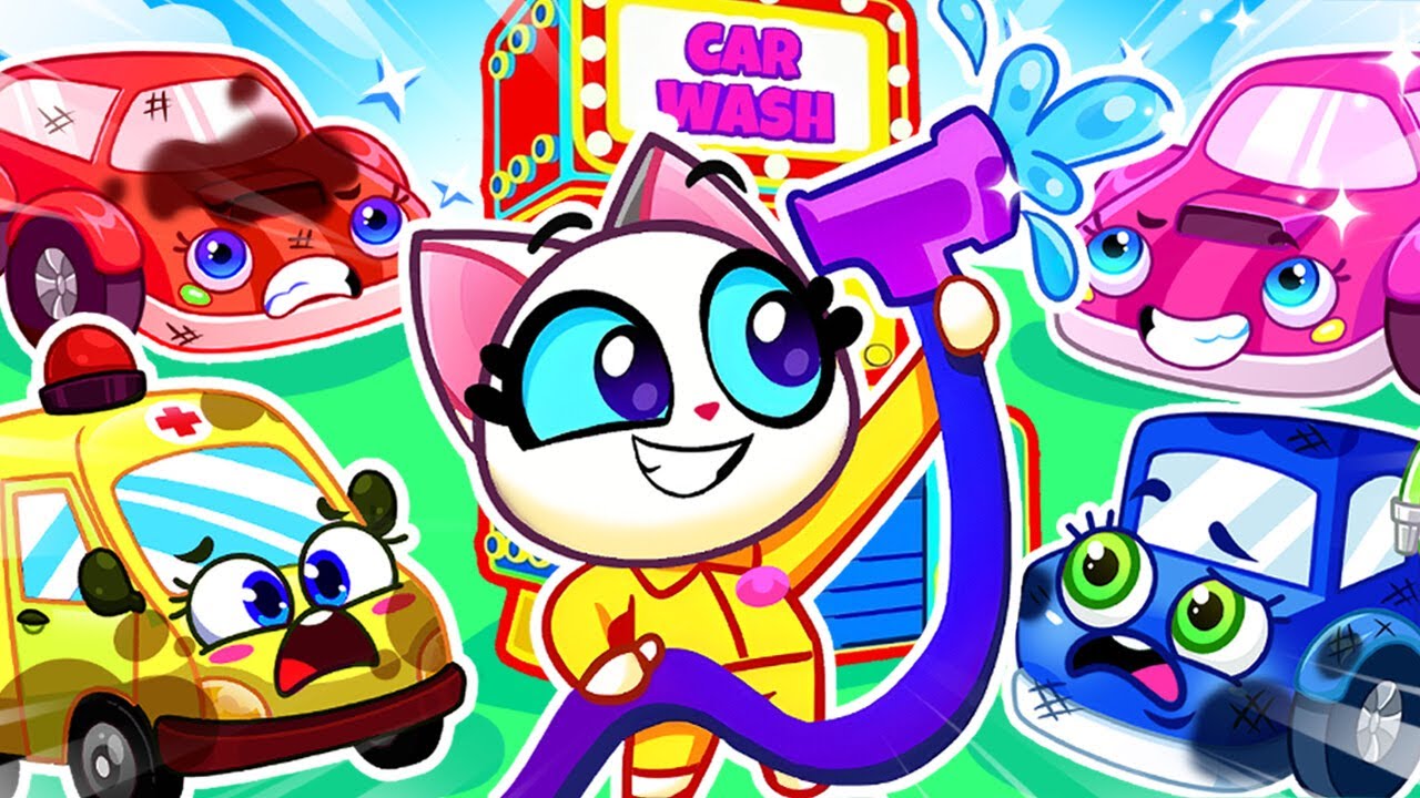 Car Wash Adventure | Sparkling Makeover | Rescue Team Vehicles by Paws & Play