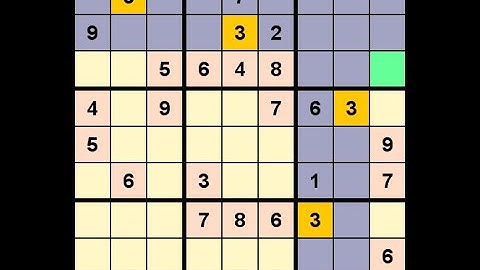 How to Solve Washington Times Sudoku Difficult January 2, 2021