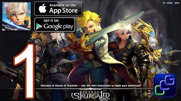 Heroes Of Skyrealm Android iOS Walkthrough - Gameplay Part 1 - Storm Isles 1-5