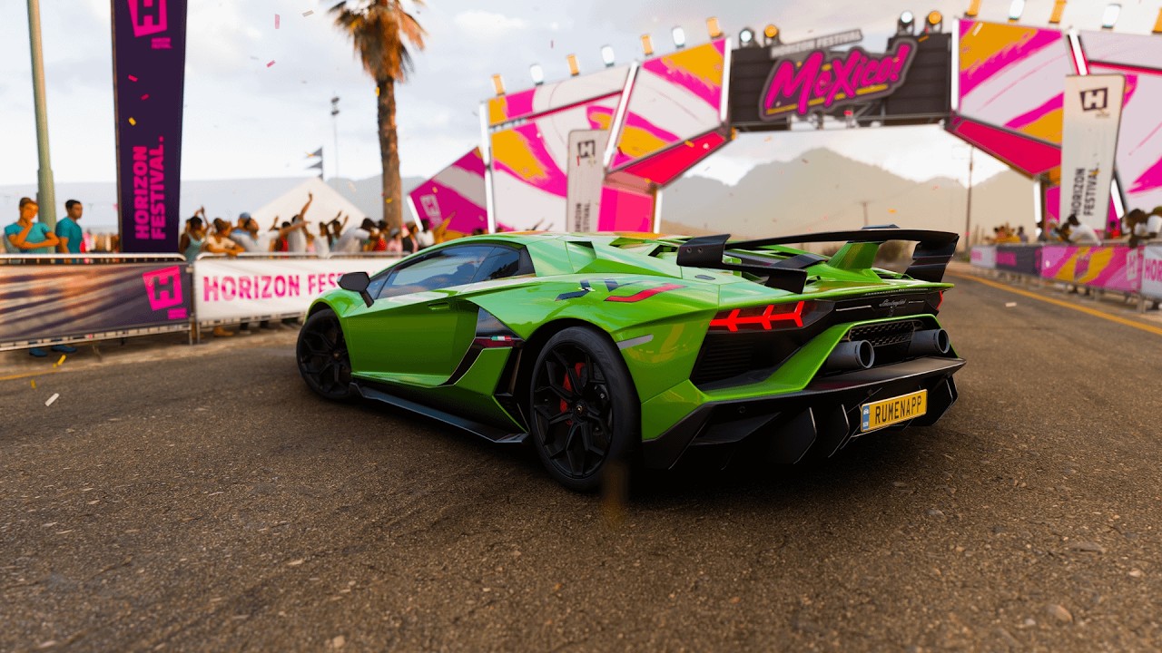 Aujourd'hui nous roulons avec une Lamborghini Aventador SVJ de 2018