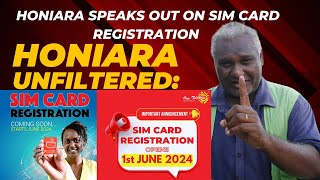 Honiara's Views on Upcoming SIM Card Registrations: Street Talk