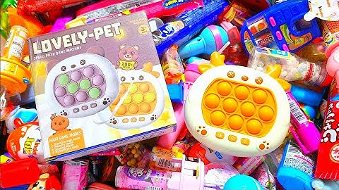 Satisfying with Unboxing & Review of Fast Push Pop It Game Electronic Fidget Toy ASMR