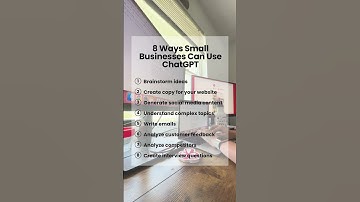 8 easy ways to use ChatGPT to make your small business more efficient