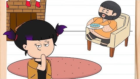 Brain test 4 Level 2 Tap on the Biggest donut on the table Walkthrough