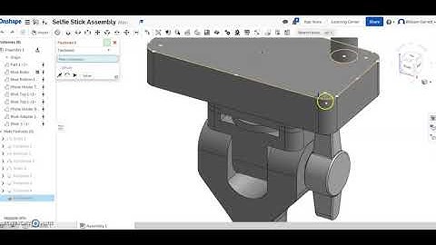 PLTW IED 2.1.3 Selfie Stick Assembly Onshape