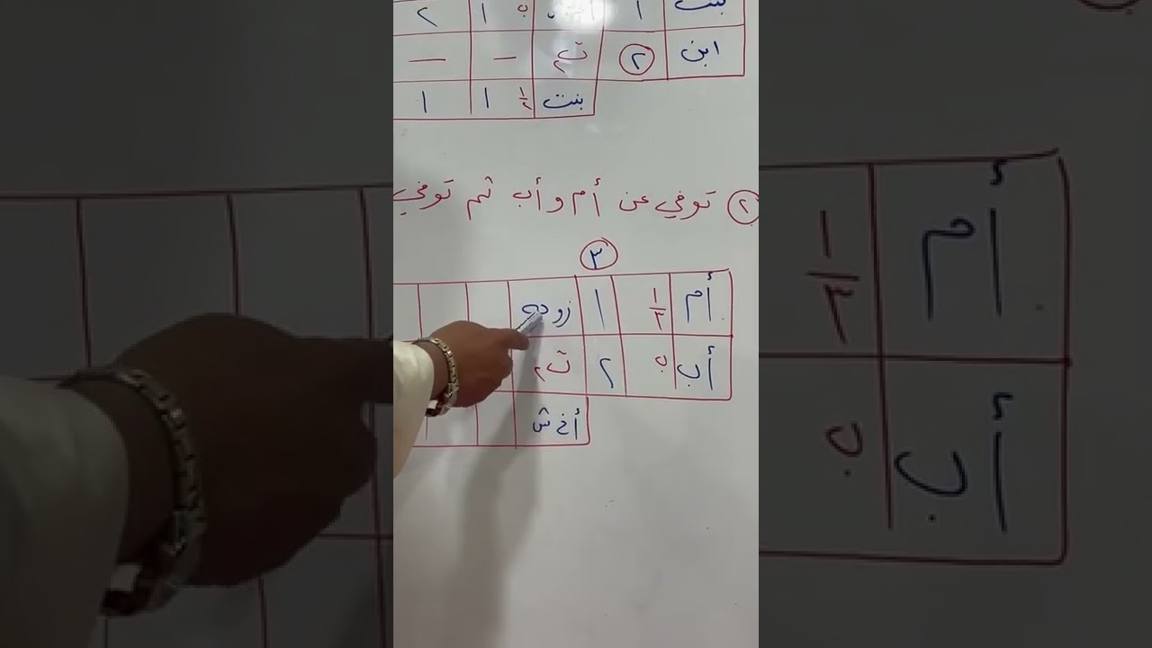 تدريبات على المناسخات ( ٢ )