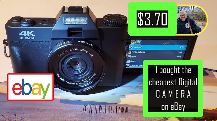 I bought the CHEAPEST DIGITAL CAMERA on eBAY $3.70...