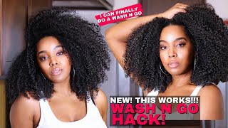 Wash N Go HACK | A Must Try | Natural Hair | Melissa Denise
