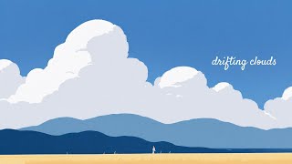 drifting clouds