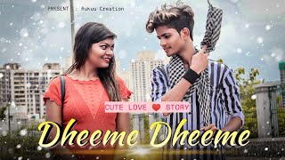 Dheeme Dheeme - Tony Kakkar New Song | Real love story | Latest Song 2019 | @rukuucreation455 Resimi