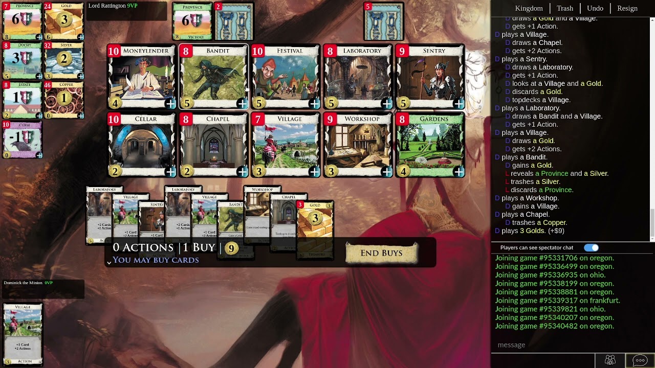 Dominion Base Game Strategy: Match 4