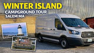 Winter Island Campground Tour Salem Massachusetts Waterfront Camping Unique Camping Experience