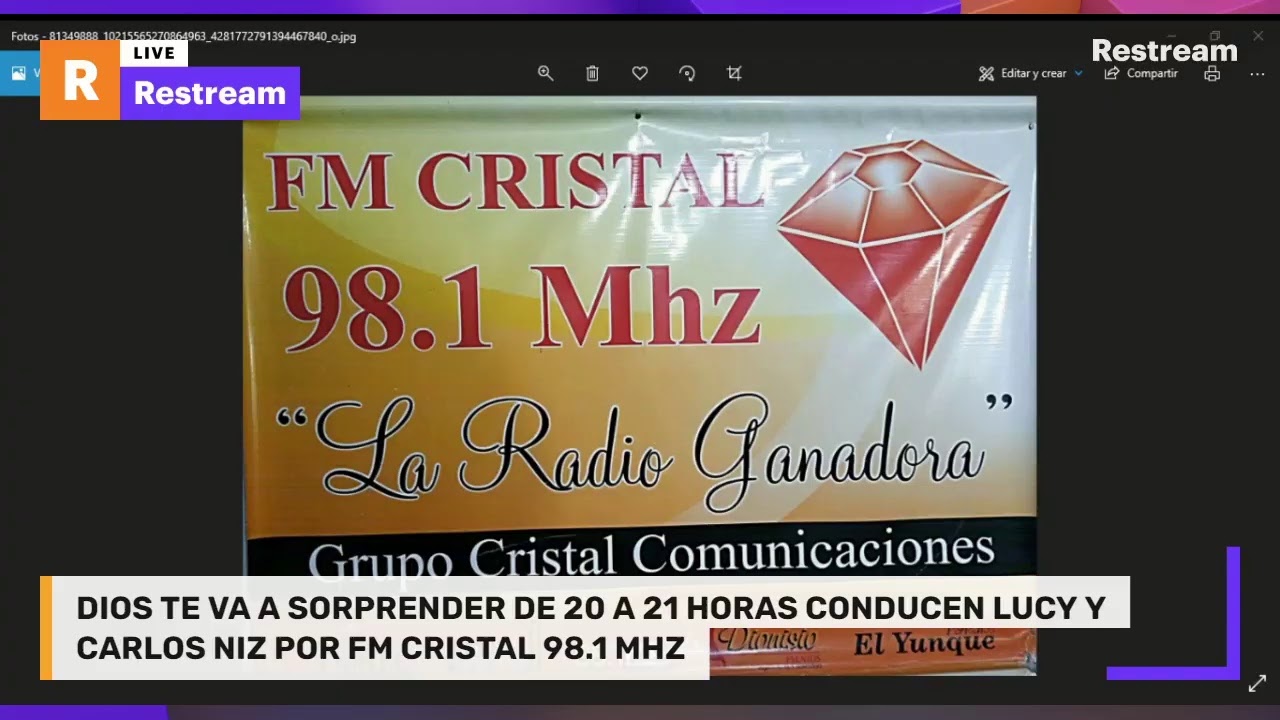 FM CRISTAL 98.1 MHZ YouTube