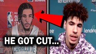 LIANGELO BALL GOT CUT FROM THE CHARLOTTE HORNETS AND LAMELO IS NOT HAPPY