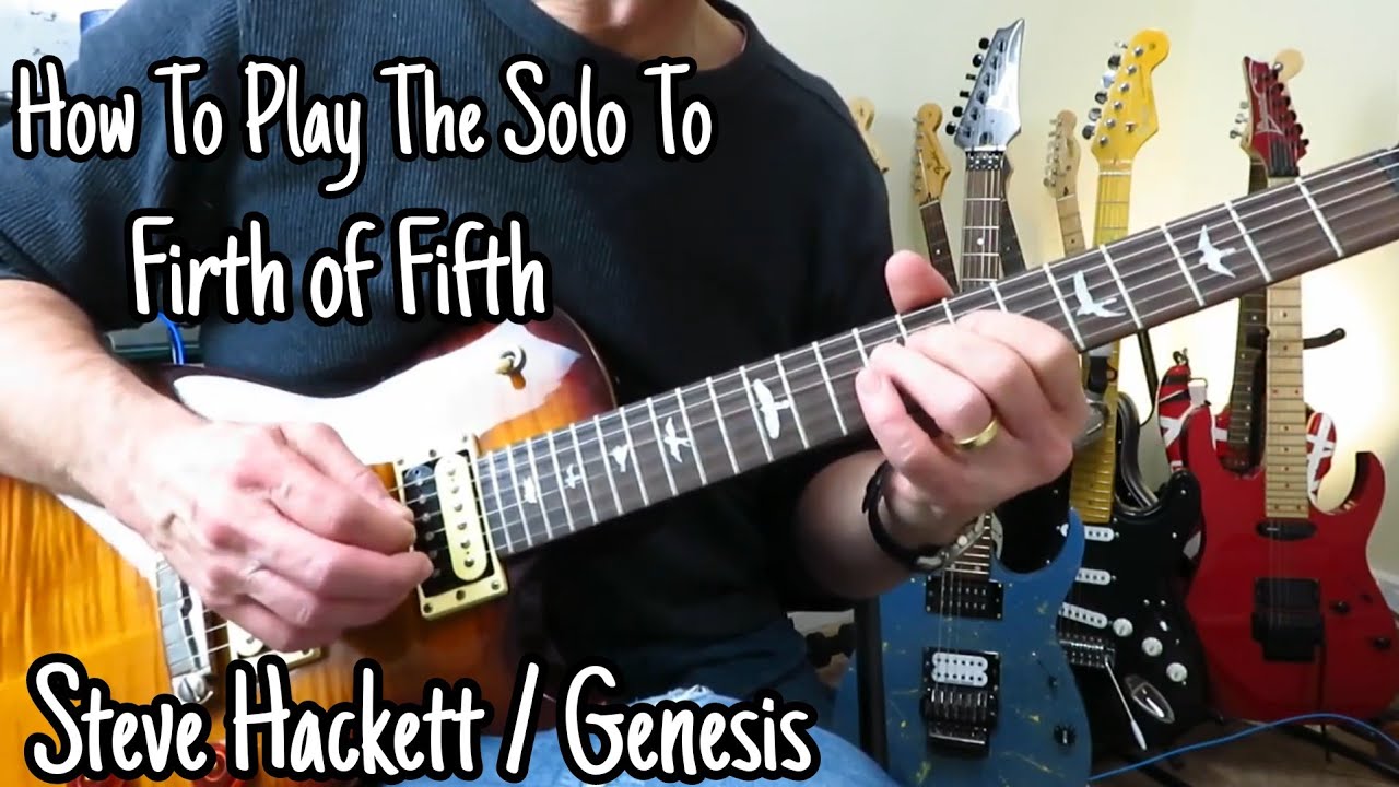 Как играть соло на ладу Ферт-оф-Фифт Стива Хэкетта / Genesis. Урок игры на гитаре / Самоучитель.
