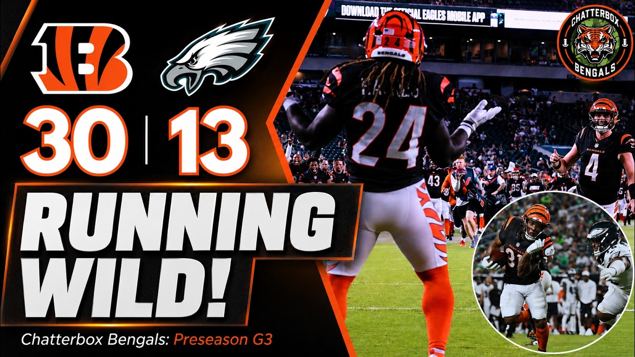 Running Back Competition?! Cincinnati Bengals RUN ALL OVER Philadelphia Eagles | Recap, Breakdown