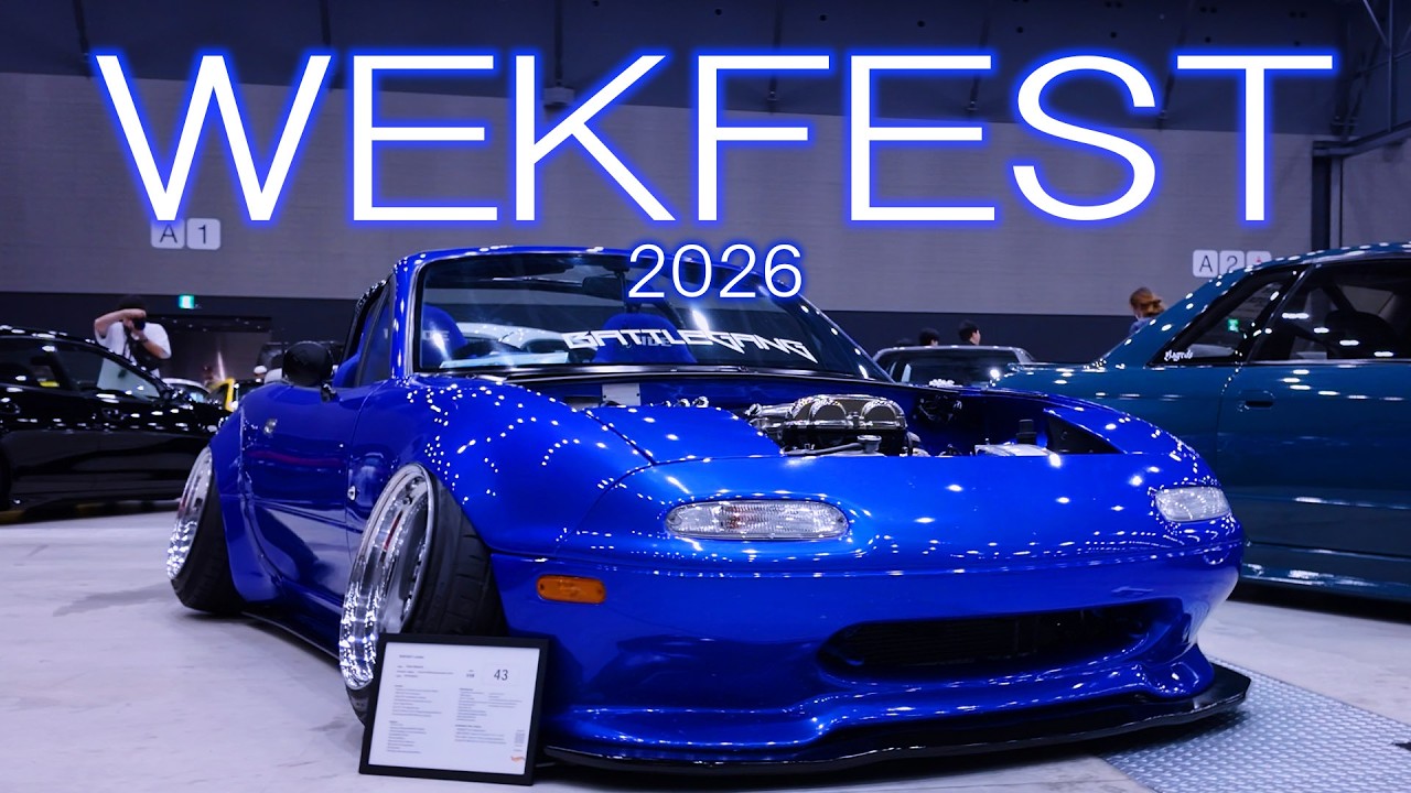 【EVENT】激ヤババチイケ掟破りの極上JDM祭り最終章に涙腺崩壊! WEKFEST JAPAN 2026 #6 #wekfest