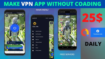 How to Create VPN App in Android Studio || Free Source Code || Earn Money Admo Facebook Ads