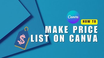 [NEW UPDATE] How to Make Price List on Canva