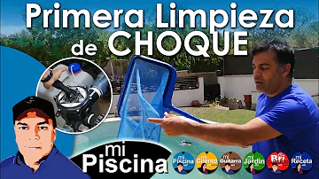 ¿Cuánto tiempo debe estar limpia una piscina después de su tratamiento de choque?