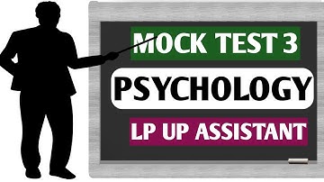 lp up assistant coaching class|mock test psychology|simpler than you think|lp up mock test|lp up psc