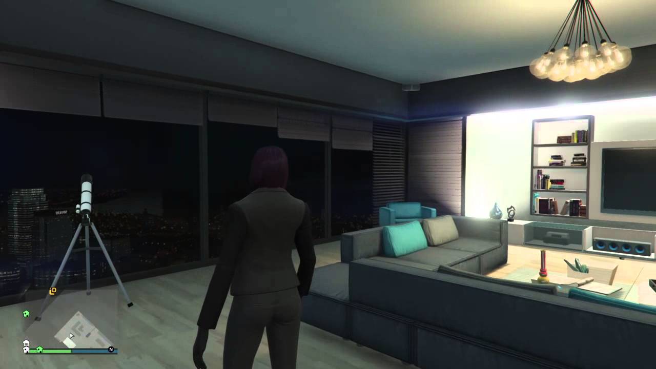 Gta V Online Penthouse Apartment Designs Aqua 8 Of 8